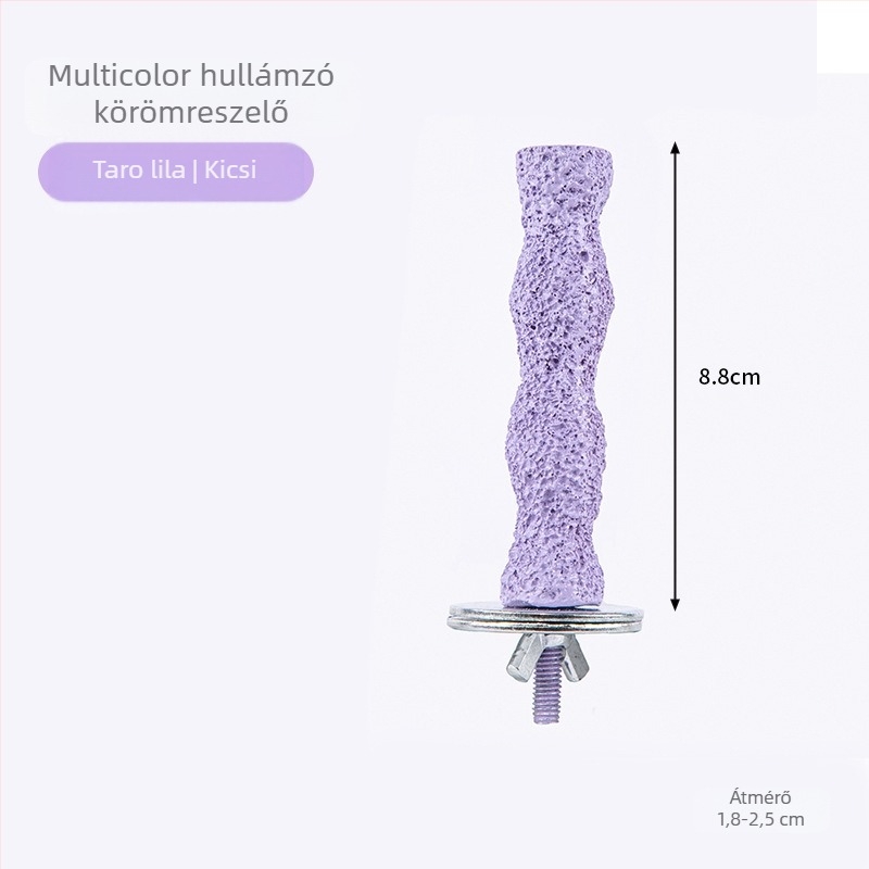 Papagáj rúdás tartó – Tigriscsíkos cockatiel játék, tartós harapásálló csőr- és karmareszelő, matt felület