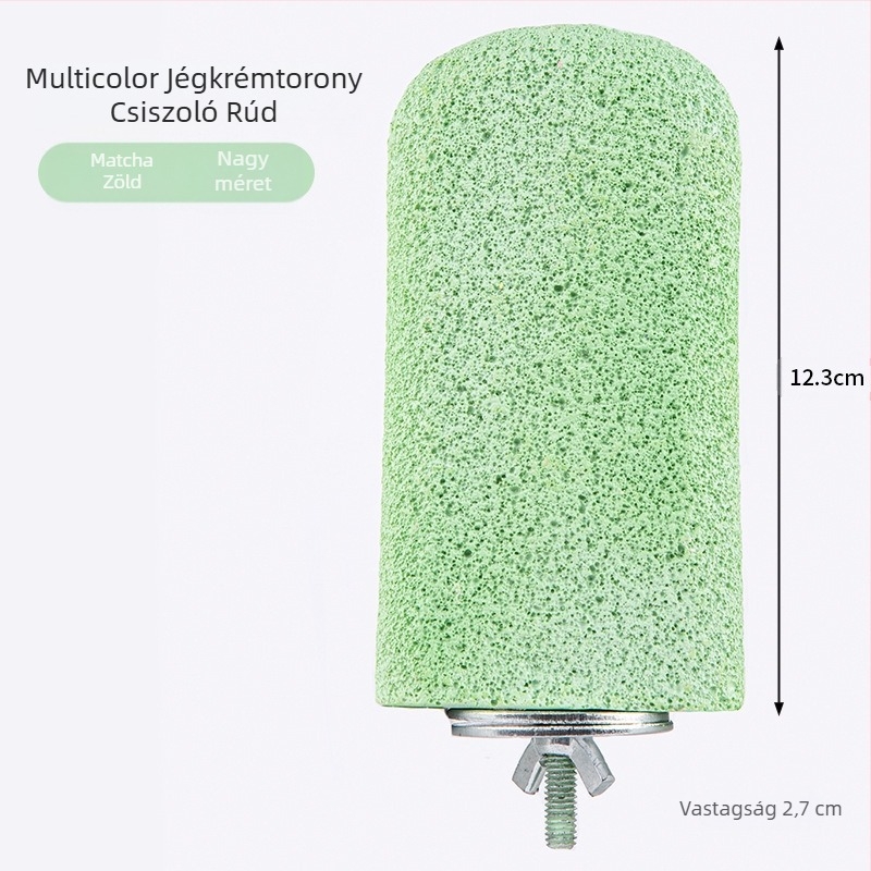 Papagáj rúdás tartó – Tigriscsíkos cockatiel játék, tartós harapásálló csőr- és karmareszelő, matt felület