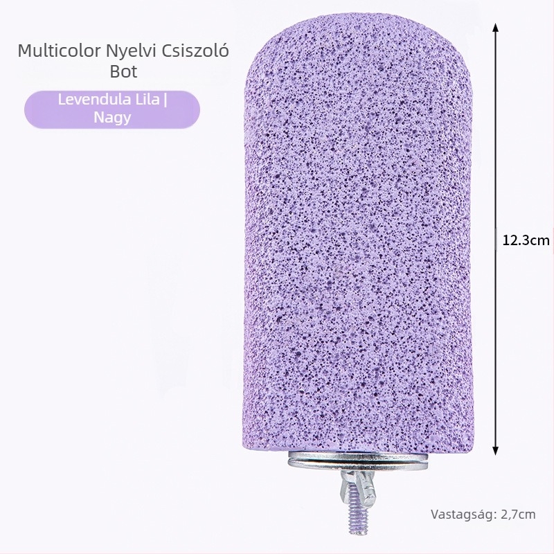 Papagáj rúdás tartó – Tigriscsíkos cockatiel játék, tartós harapásálló csőr- és karmareszelő, matt felület