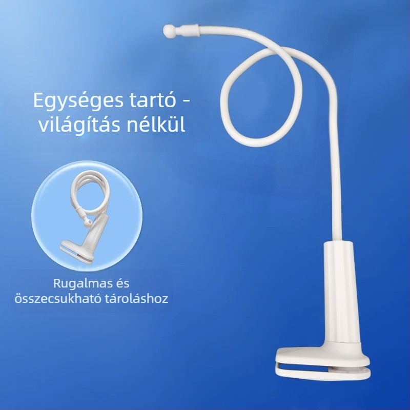 USB-töltésű újratölthető LED-lámpa éjszakai piaci standhoz, állvánnyal és fényerő-szabályozóval