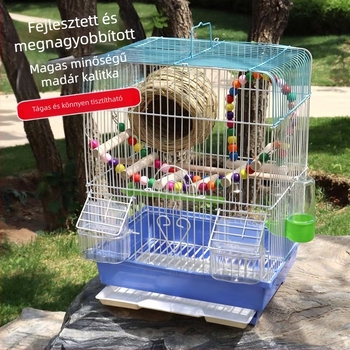 Lapos tetejű vasdrót papagájketrec tenyésztésre