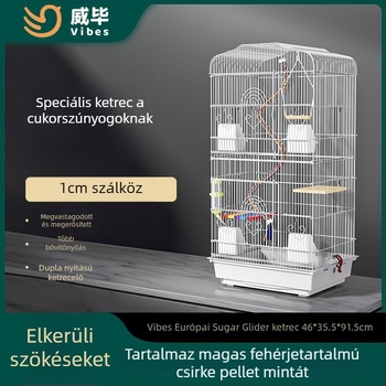 Fém ketrec kisállatok számára – anti-kiszabadulás, luxus szekrény-stílusú kialakítás