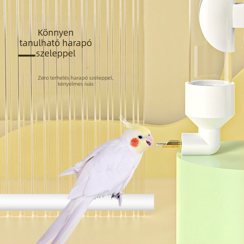 Madár automata víz adagoló - Műanyag, Weibi márka, 50 darabos doboz, alkalmas akváriumhoz