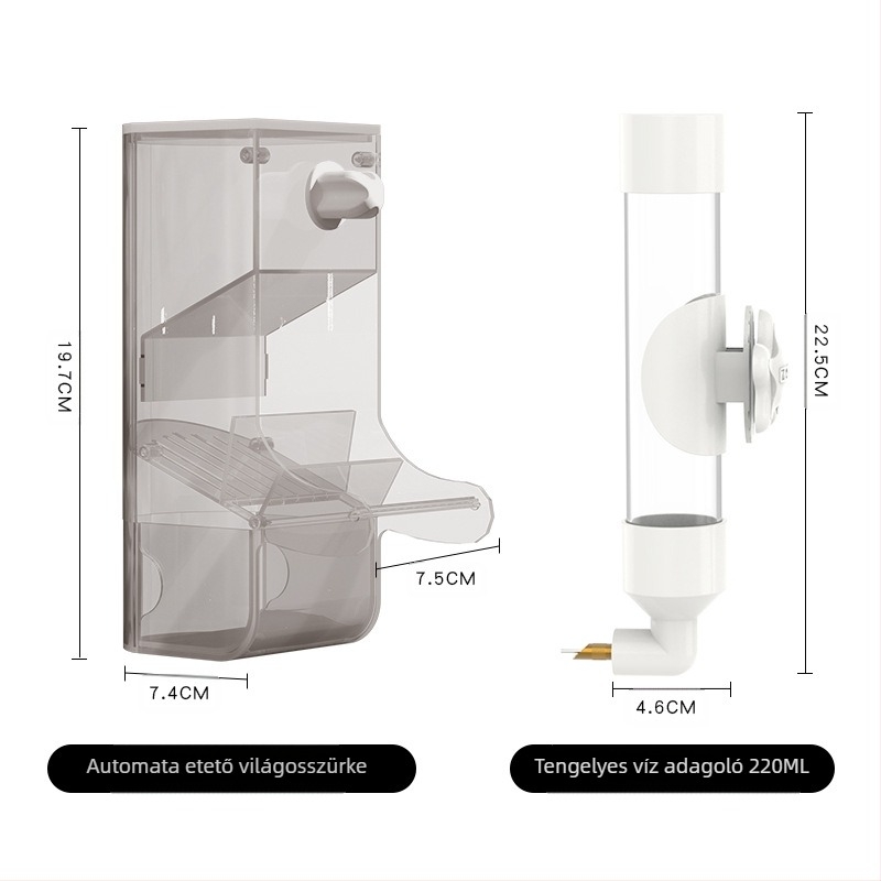 Madár automata víz adagoló - Műanyag, Weibi márka, 50 darabos doboz, alkalmas akváriumhoz