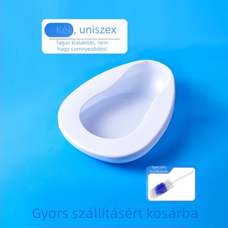 Ágytál ágyban fekvők és idősek számára – poliészter, Chuangsheng márka, 400 g, spittoon