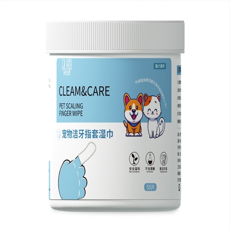 Duolai ammon Háziállat-törlőkendők macskáknak és kutyáknak — Szem- és fültisztítás, nemszövött anyag, tisztítás, univerzális használat