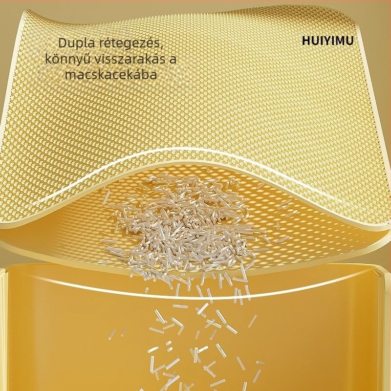 Macskaalom-mat EVA anyagból – anti-szórás és a homok kiöntésének kontrollja, macskáknak