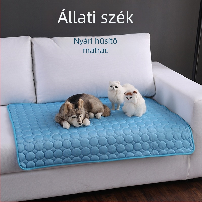 Hűsítő alátét háziállatoknak – kutyáknak és macskáknak; nylon hideg fonal; pamut töltet; lélegző háló; Zhuo Qin márka