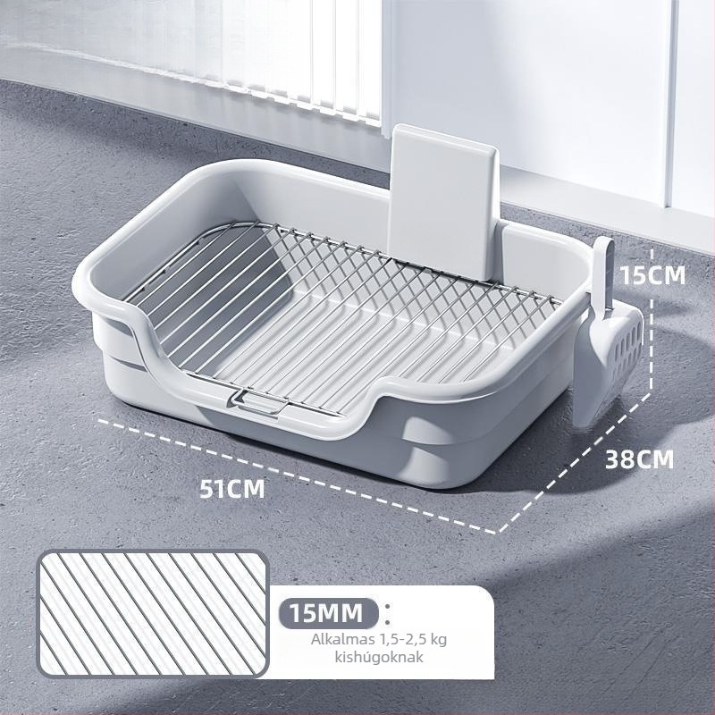 Kutyatoalett tálca műanyag kerettel – ajándékba alkalmas