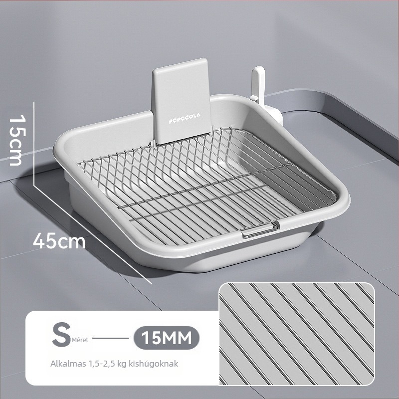 Kutyatoalett tálca műanyag kerettel – ajándékba alkalmas
