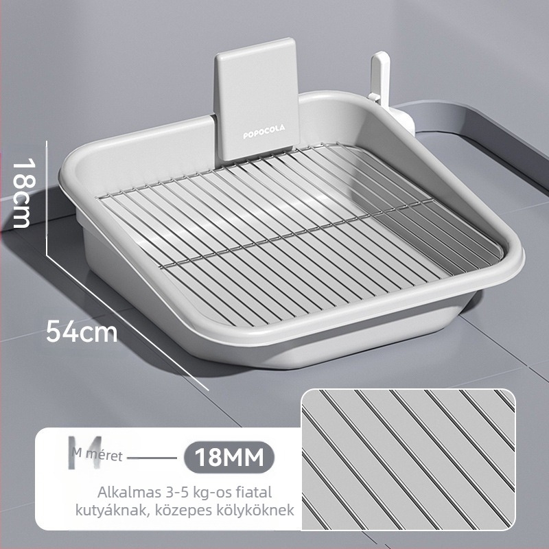 Kutyatoalett tálca műanyag kerettel – ajándékba alkalmas