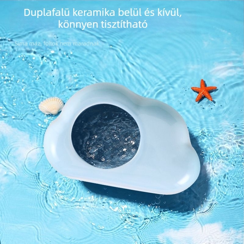 Felhő alakú kerámia hörcsögfészek – hűtéshez és hőelvezetéshez