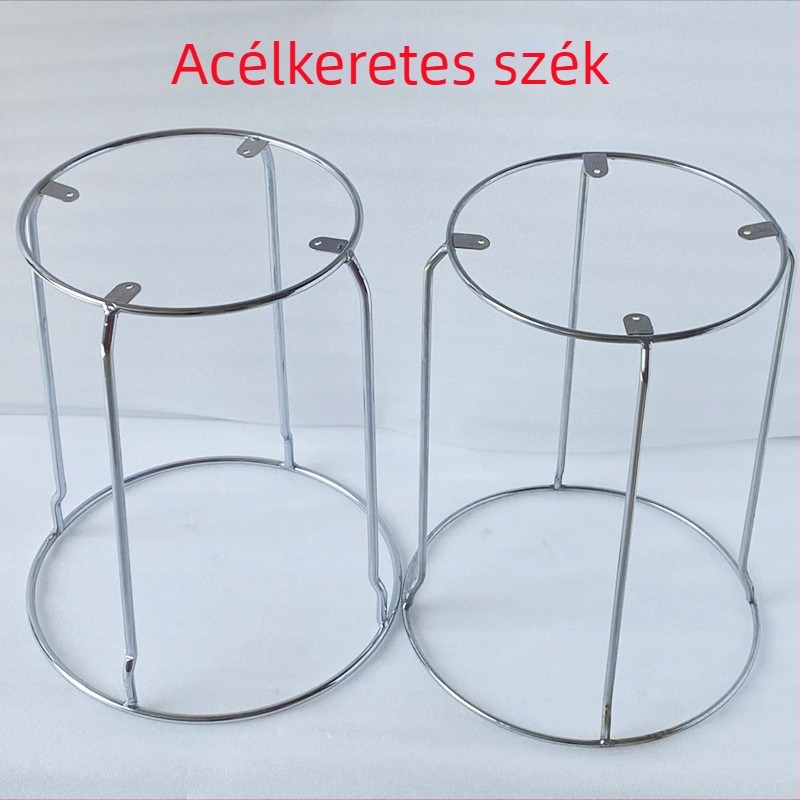 Metall bárszék állvány – csere, vastag tömör acél rudak, többfunkciós vasállvány, gyártás a rajzok szerint, modell 30–42, modern minimalista stílus