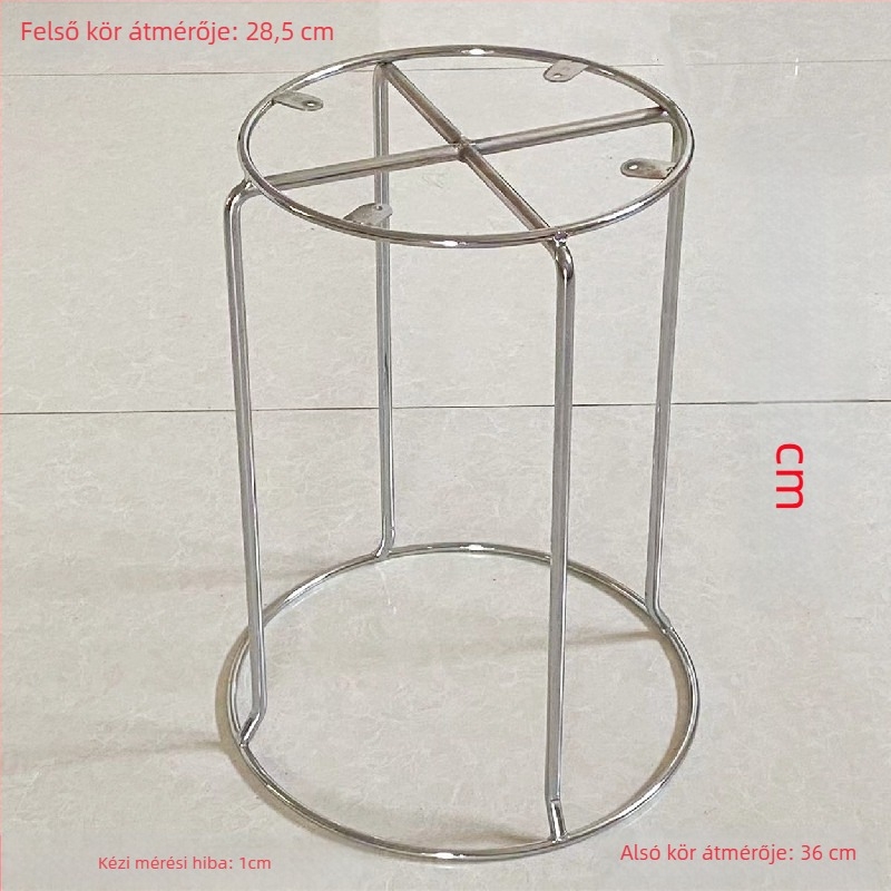 Metall bárszék állvány – csere, vastag tömör acél rudak, többfunkciós vasállvány, gyártás a rajzok szerint, modell 30–42, modern minimalista stílus