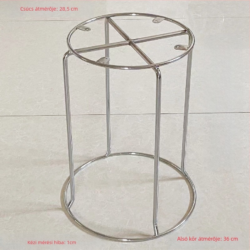 Metall bárszék állvány – csere, vastag tömör acél rudak, többfunkciós vasállvány, gyártás a rajzok szerint, modell 30–42, modern minimalista stílus