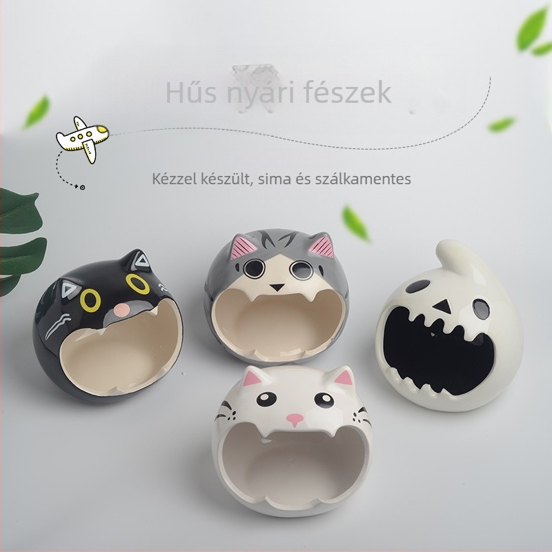 Kerámiából készült hörcsögfészek nyári hűtéshez, nem importált