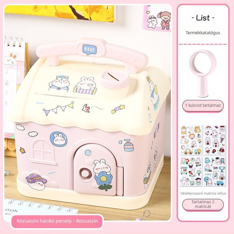 Meow Ear Rajzfilm Műanyag Gyerek Persely – Rajzfilm Stílus, Bliszter Csomagolás