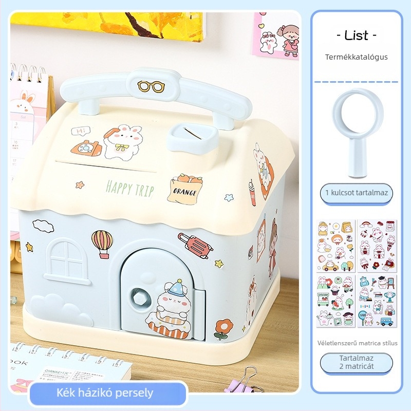 Meow Ear Rajzfilm Műanyag Gyerek Persely – Rajzfilm Stílus, Bliszter Csomagolás