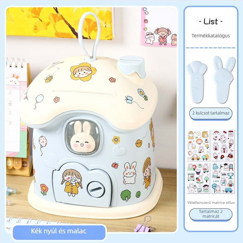 Meow Ear Rajzfilm Műanyag Gyerek Persely – Rajzfilm Stílus, Bliszter Csomagolás