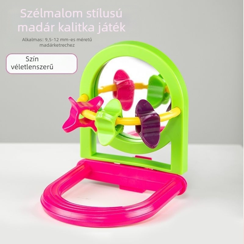 Madárketrec játék a saját szórakoztatásra és rágásra – műanyag tükrös játék Pro-pet, madarak számára, eredet Shandong
