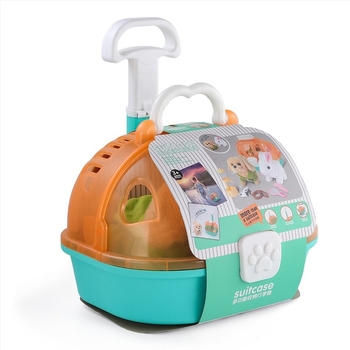 Nyuszis plüss baba, rövid plüss, PP gyapot töltés, multifunkcionális zenés hanggal, 0–3 éveseknek