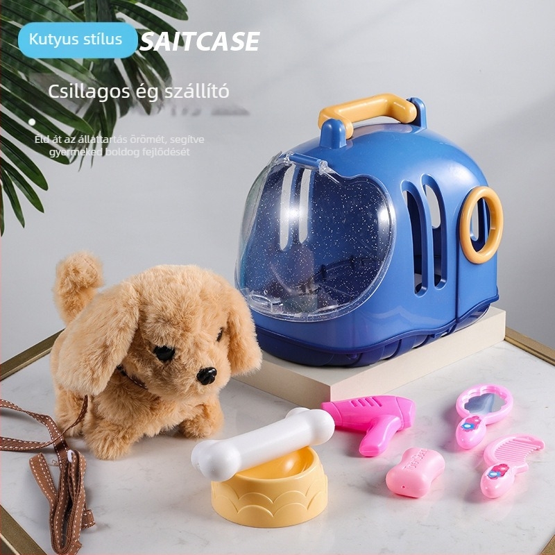 Nyuszis plüss baba, rövid plüss, PP gyapot töltés, multifunkcionális zenés hanggal, 0–3 éveseknek