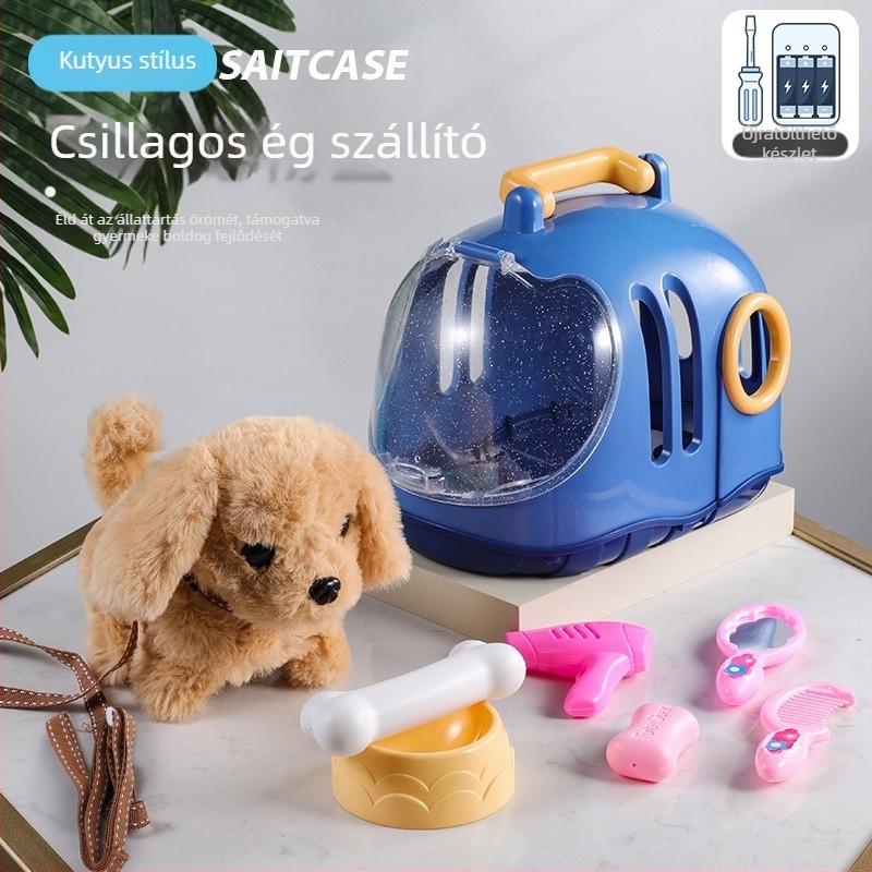 Nyuszis plüss baba, rövid plüss, PP gyapot töltés, multifunkcionális zenés hanggal, 0–3 éveseknek