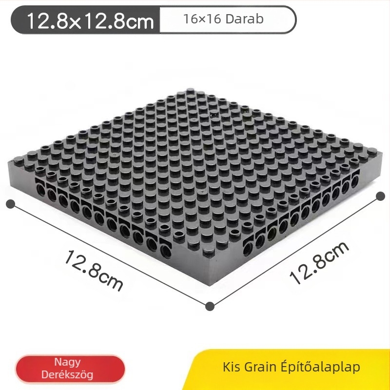 Mozaik pixeles építőblokkok tégla-lyukakkal ellátott alaplappal, kompatibilis LEGO 65809-tel, DIY és logó testreszabás