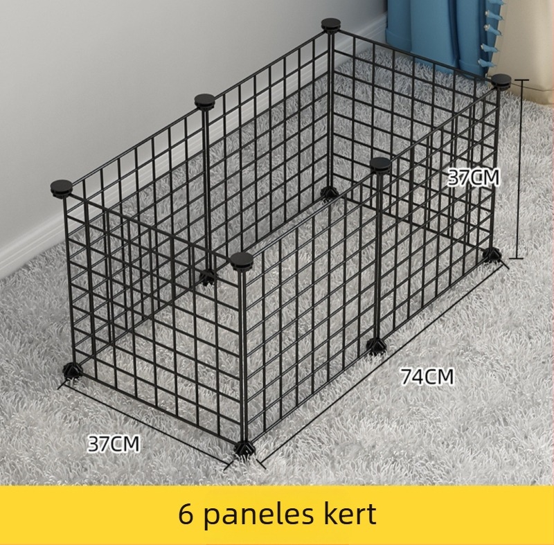 Belső használatra szánt állatkerítés - macskavédett kapu, moduláris kerítés kis- és közepes testű kutyáknak, vasdrót, márka Seven, Importált: Nem