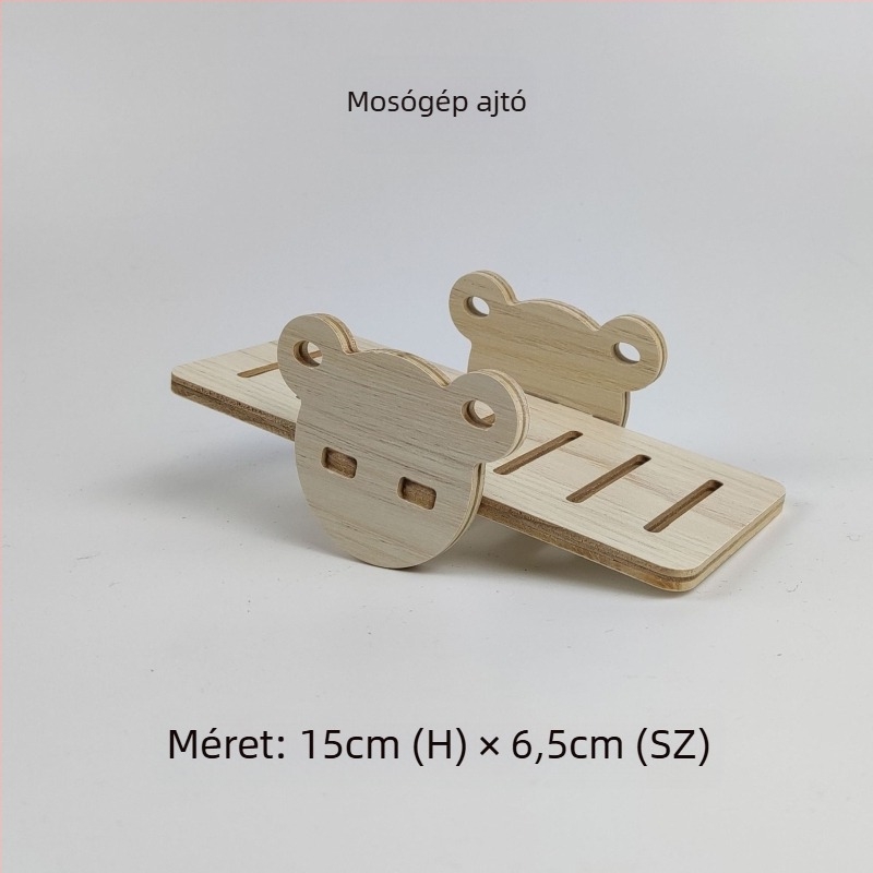 Hamster számára készült fa rejtekhely — minden évszakban használható