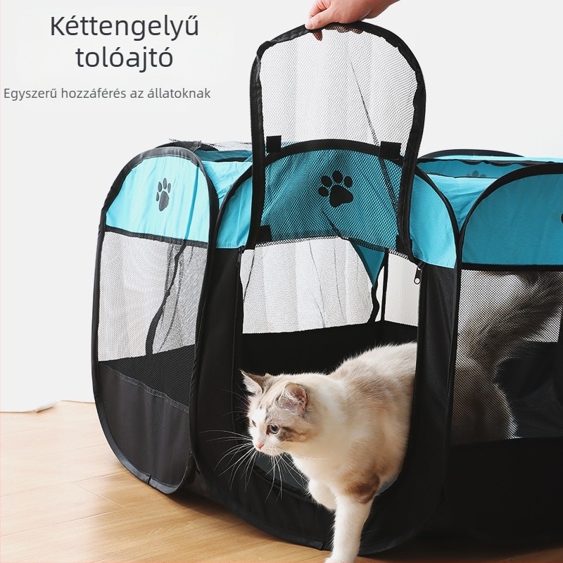 Pipitao Nyolcszögű Kutyaketrec — Légáteresztő PVC600D Anyag, Ketrec Állatoknak, Privát Márka Elérhető