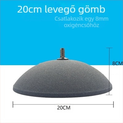 Szökőkútfej mikroporó difúzorral Arowana és koi számára, akváriumi levegőztető cső és difúziós szalag