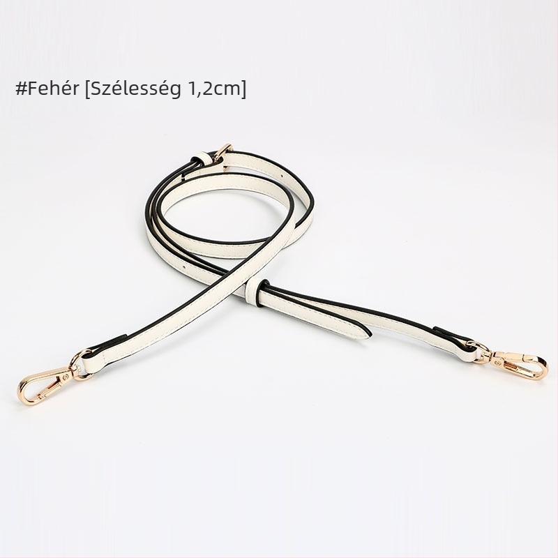 Vállpánt PU bőr, lychee mintázat, vékony, cserélhető