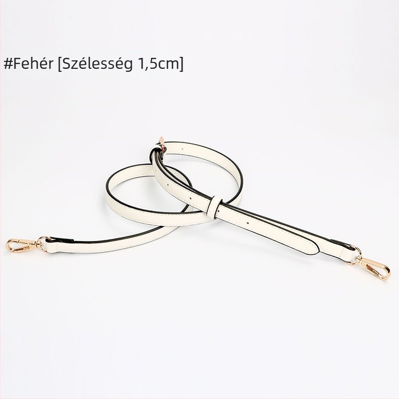 Vállpánt PU bőr, lychee mintázat, vékony, cserélhető