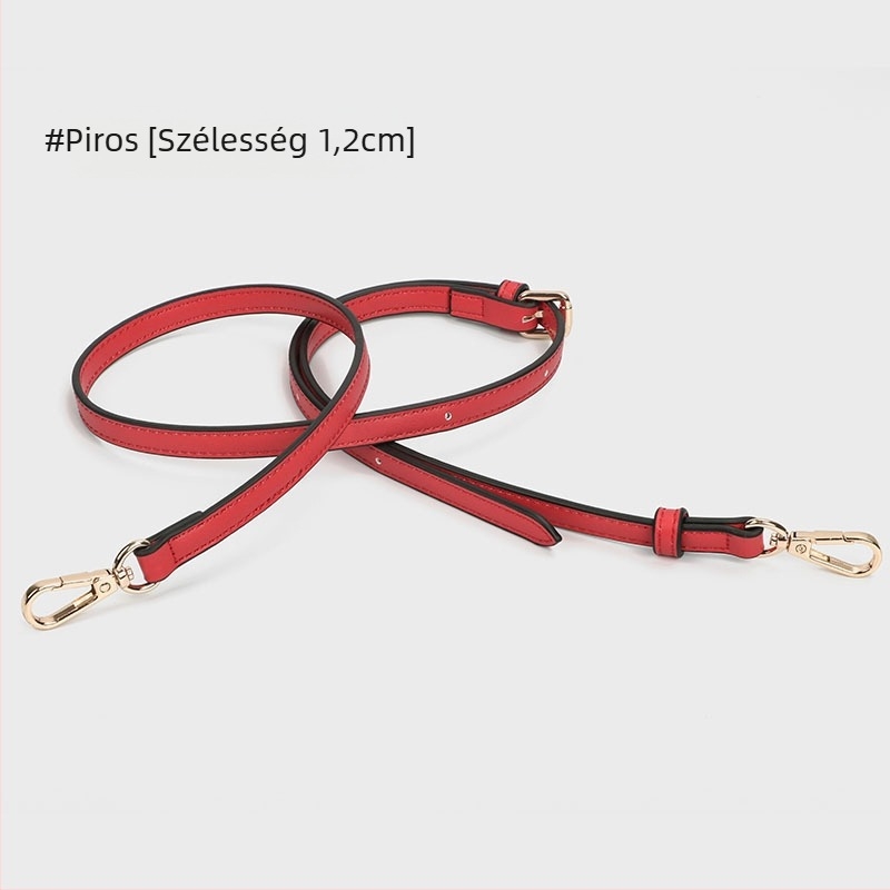 Vállpánt PU bőr, lychee mintázat, vékony, cserélhető