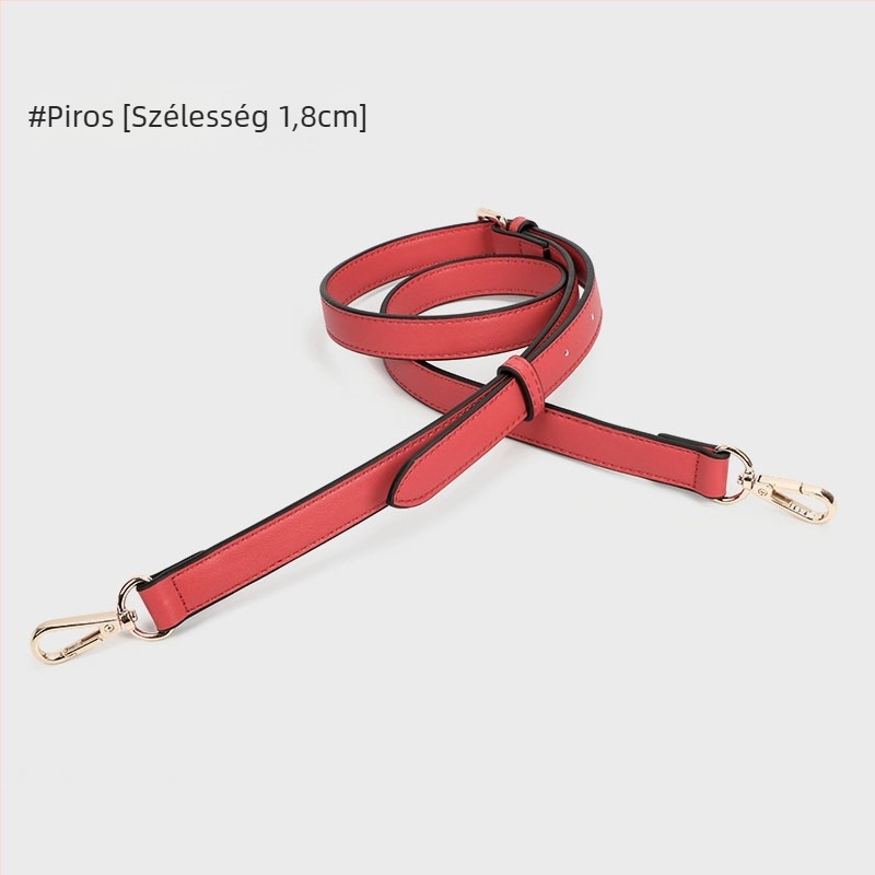 Vállpánt PU bőr, lychee mintázat, vékony, cserélhető