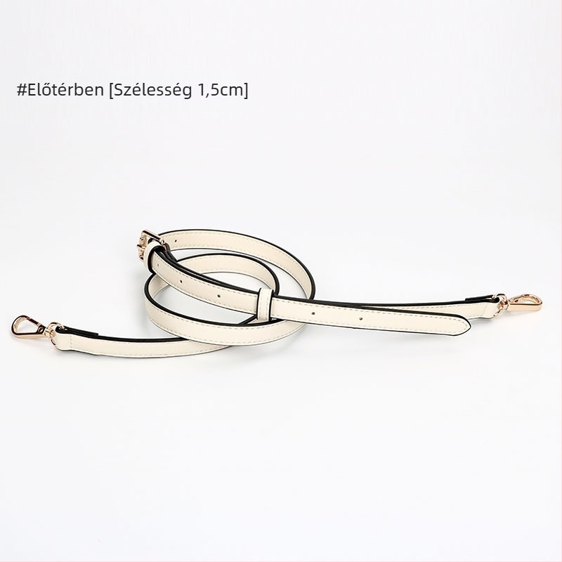 Vállpánt PU bőr, lychee mintázat, vékony, cserélhető