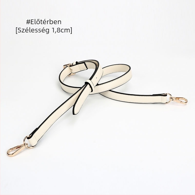 Vállpánt PU bőr, lychee mintázat, vékony, cserélhető