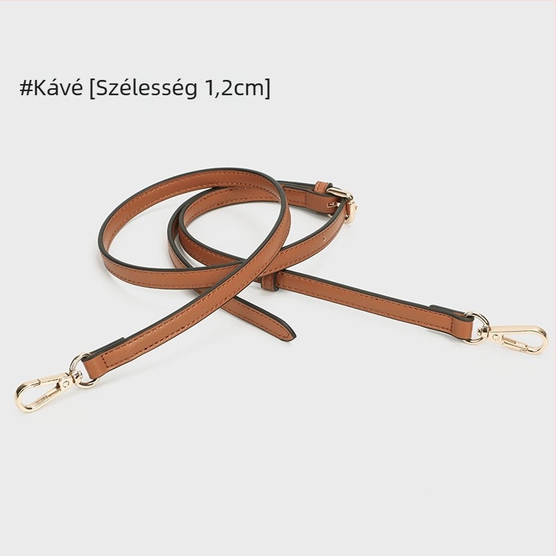 Vállpánt PU bőr, lychee mintázat, vékony, cserélhető