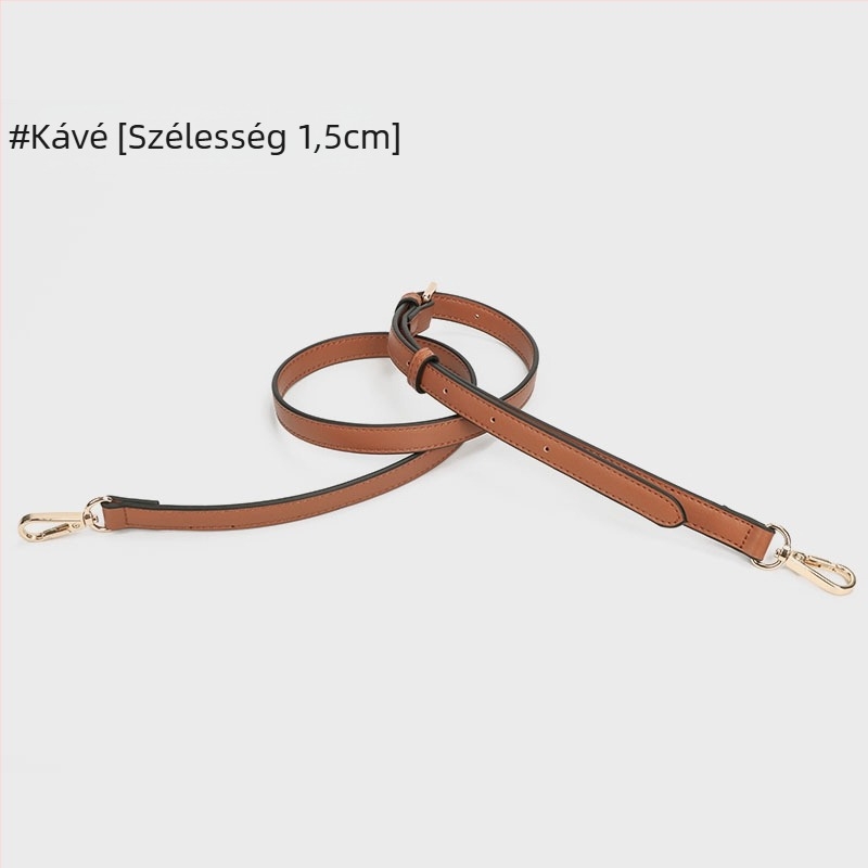 Vállpánt PU bőr, lychee mintázat, vékony, cserélhető