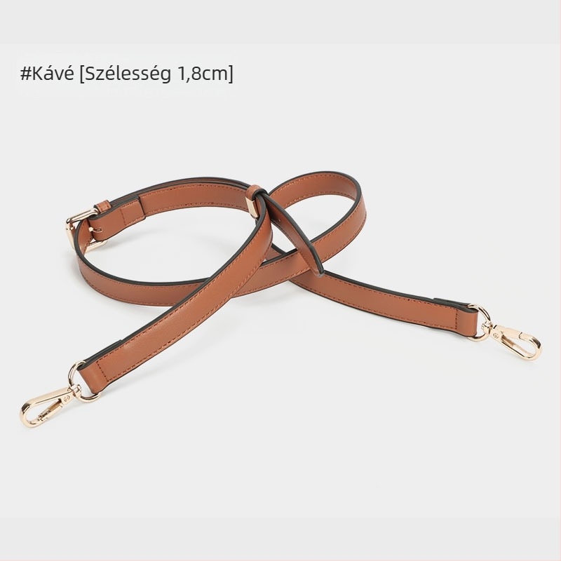 Vállpánt PU bőr, lychee mintázat, vékony, cserélhető