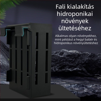 Akváriumhoz falra szerelhető hidroponikus növénykosár – dekoratív vízi növény kosár