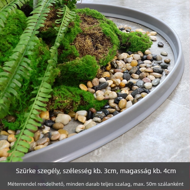 Mű moha gyep, flockolt selyem növény, modell 21488319, tájkép kirakat dekoráció