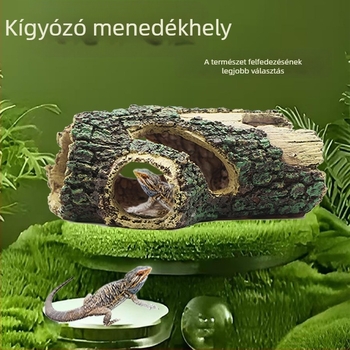 Akváriumi barlang dísz gyantából – halak és teknősök számára