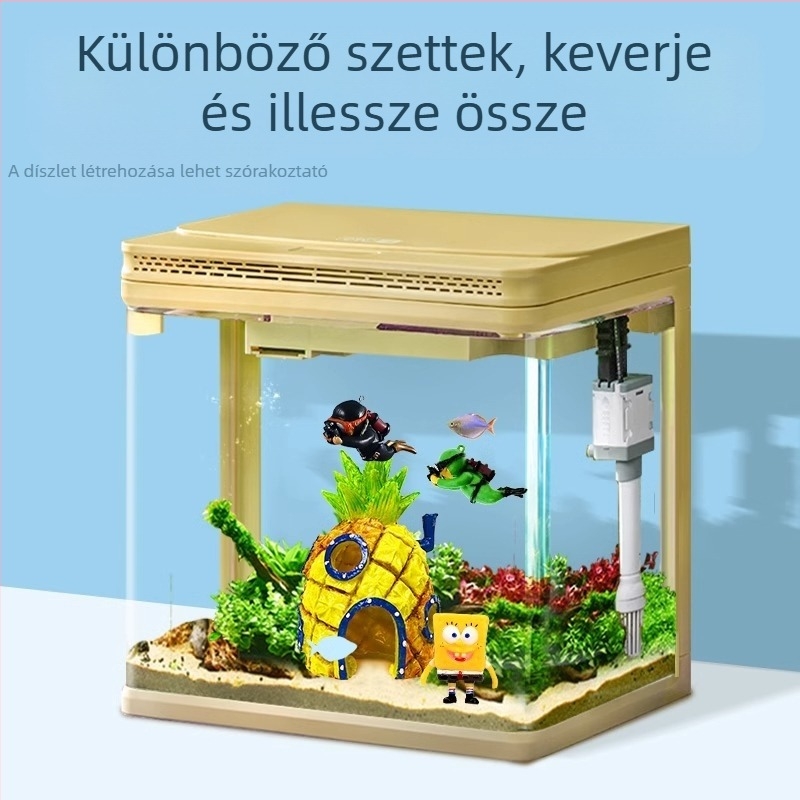 Akvarisztikai dekoráció – Kis boszorkány lebegő golyóval, PVC; kategória: baba; stílus: baba; súly 0.1 g
