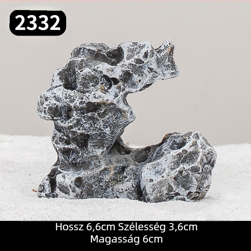 Bonsai szikla – cement-kompozit, egyszerű és modern stílus, ideális születésnapra és promóciós ajándék