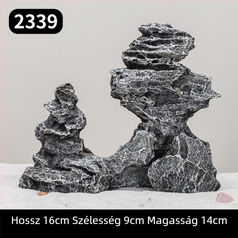 Bonsai szikla – cement-kompozit, egyszerű és modern stílus, ideális születésnapra és promóciós ajándék