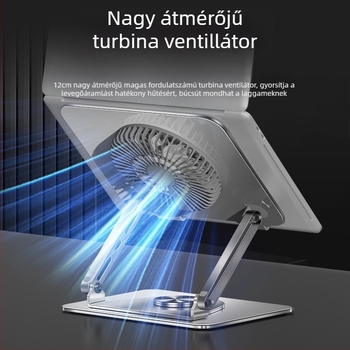 Notebook állvány 360°-os forgással, szénacélból, modell L121, tömeg 1,97 kg, kar hossza 50 cm