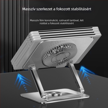 Notebook állvány 360°-os forgással, szénacélból, modell L121, tömeg 1,97 kg, kar hossza 50 cm