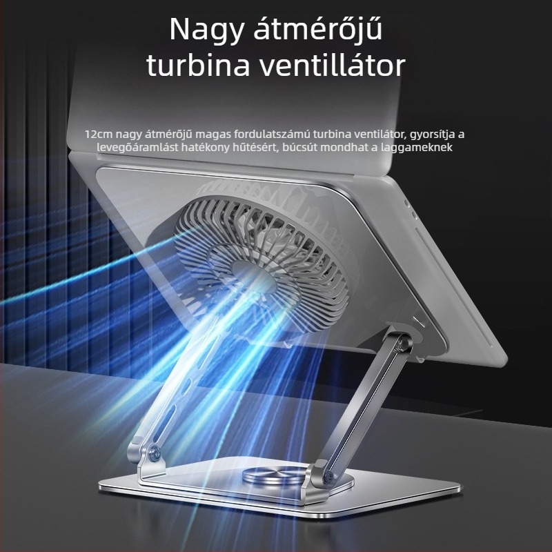 Notebook állvány 360°-os forgással, szénacélból, modell L121, tömeg 1,97 kg, kar hossza 50 cm